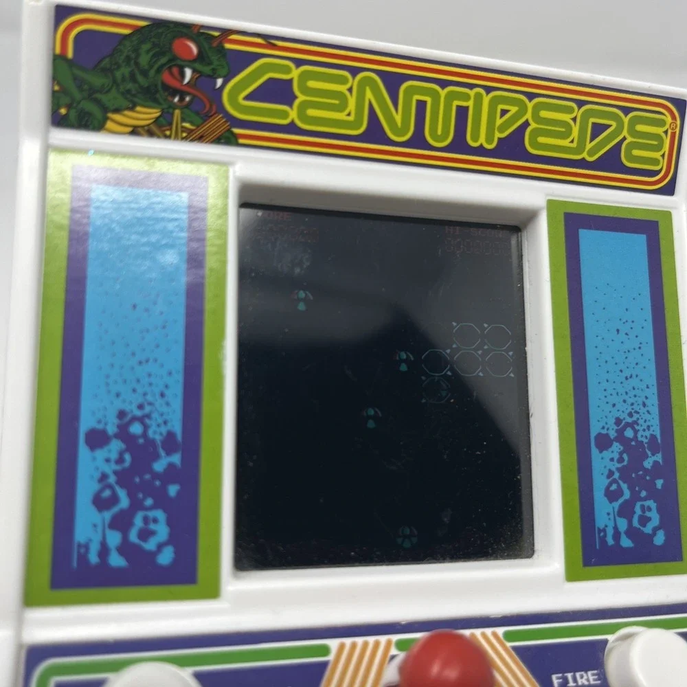 Centipede Mini Arcade Handheld Video Game 1981 Atari Basic Fun - TESTED